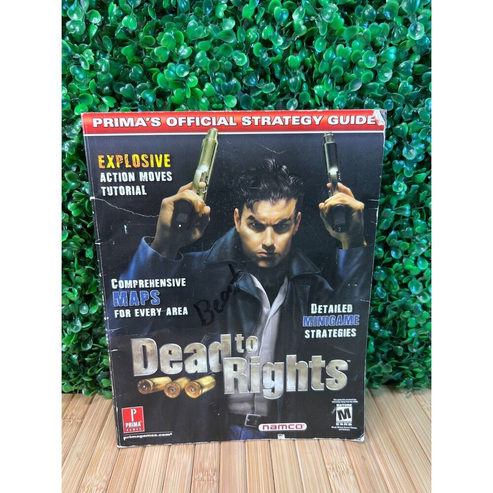 Dead to Rights Prima Official Strategy Video Game Guide Namco Strategy Books